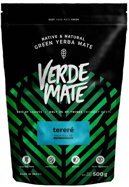 Yerba Verde Mate Green Terere 500 g - goji trawa cytrynowa ananas pomarańcza mięta