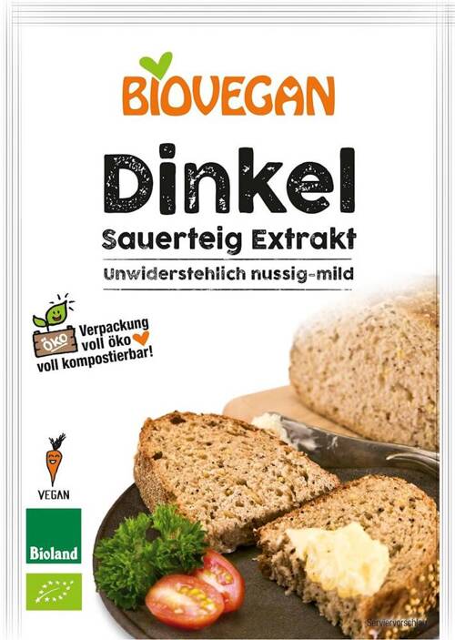 Zakwas orkiszowy chlebowy w proszku Bio 30 g BioVegan - do chleba