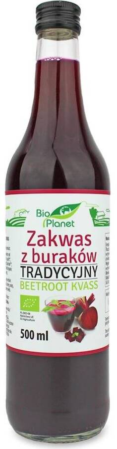 Zakwas z buraków Tradycyjny buraczany ekologiczny 500 ml Bio Planet