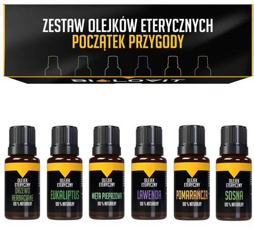 Zestaw prezentowy BILOVIT olejki eteryczne Początek Przygody + Nawilżacz Dyfuzor zapachowy