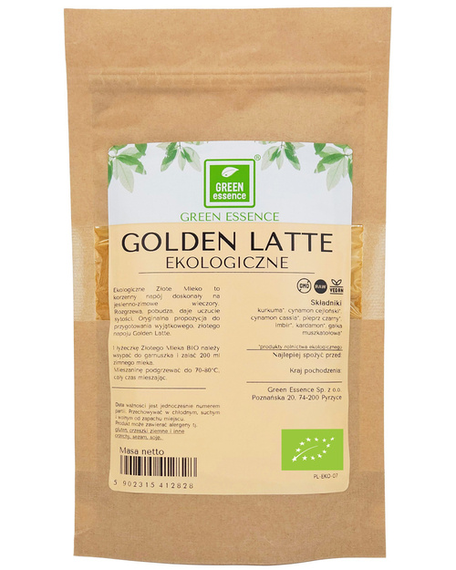 Złote Mleko proszek BIO 200 g Ekologiczne Golden Latte