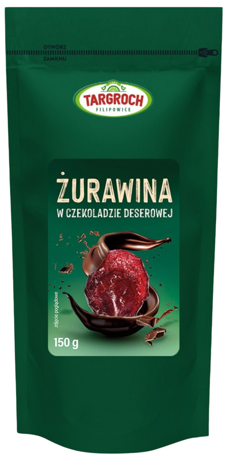 Żurawina w czekoladzie deserowej 150 g Targroch