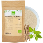 Ashwagandha korzeń mielony BIO 100 g Ekologiczny żeń-szeń indyjski - Adaptogen