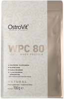 Białko WPC 80 naturalny OstroVit 100% Whey Protein Natural 700 g - suplement diety