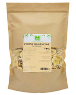 Chipsy bananowe 500 g - suszone banany z olejem kokosowym