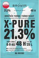 Drożdże gorzelnicze Turbo X-Pure 21,3% 48h 25 L Browin 135 g