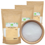 Erytrytol słodzik 3 kg erytrol naturalny ZESTAW 3x 1 kg