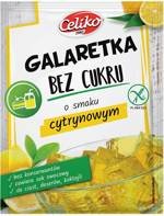 Galaretka bez cukru Cytrynowa Bezglutenowa 5x 14 g Celiko