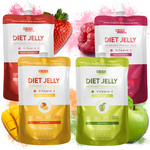 Galaretka konjac BeKeto Diet Jelly - Zestaw smaków 4x 150 g