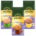 Jacobs Cappuccino Choco Milka Vanille + Nuss kawa rozpuszczalna - Zestaw smaków 3x 500 g