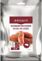 Jelita wieprzowe 28/30mm 15 m Browin - naturalne na kiełbasę