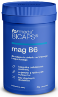 Mag B6 Cytrynian Magnezu 60 kapsułek Formeds BICAPS - suplement diety Magnez