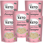 Makaron Konjac Lasagne shirataki Bio Zestaw 5x 270 g Keto Chef Bezzapachowy