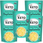 Makaron Konjac Tagliatelle shirataki BIO Zestaw 5x 270 g Keto Chef Bezzapachowy