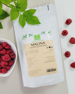 Malina liofilizowana cała 95% całych owoców 20 g - owoce liofilizowane Maliny
