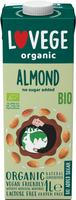 Napój migdałowy BIO Migdałowe mleko roślinne Bez Cukru 1 L - Sante Lovege Organic Almond
