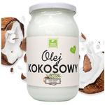 Olej kokosowy Extra Virgin BIO 900 ml - Ekologiczny nierafinowany tłoczony na zimno