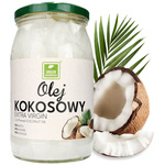 Olej kokosowy nierafinowany Extra Virgin 2x 900 ml - tłoczony na zimno ZESTAW