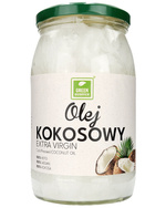 Olej kokosowy nierafinowany Extra Virgin 900 ml - tłoczony na zimno