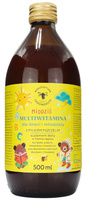 Olej z czarnuszki 250 ml Big Nature + Multiwitamina Miodziś Sadowskich 500 ml - suplement diety dla dzieci