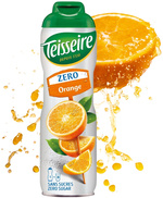 Syrop Pomarańczowy Bez Cukru koncentrat bidon 600 ml Teisseire Zero Orange