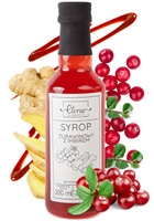 Syrop żurawinowy z imbirem Eterno 200 ml