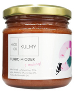 Turbo Miodek z maliną Superfood 200 g Miód od Kulmy - pierzga pyłek maliny