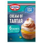 Winian potasu Kamień winny -Cream of Tartar- 6 saszetek - Dr. Oetker