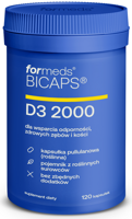 Witamina D3 2000 IU 120 kapsułek Formeds BICAPS - suplement diety